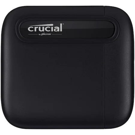 SSD extern Crucial X6, 2TB, 2.5", USB 3.0, Negru NOU