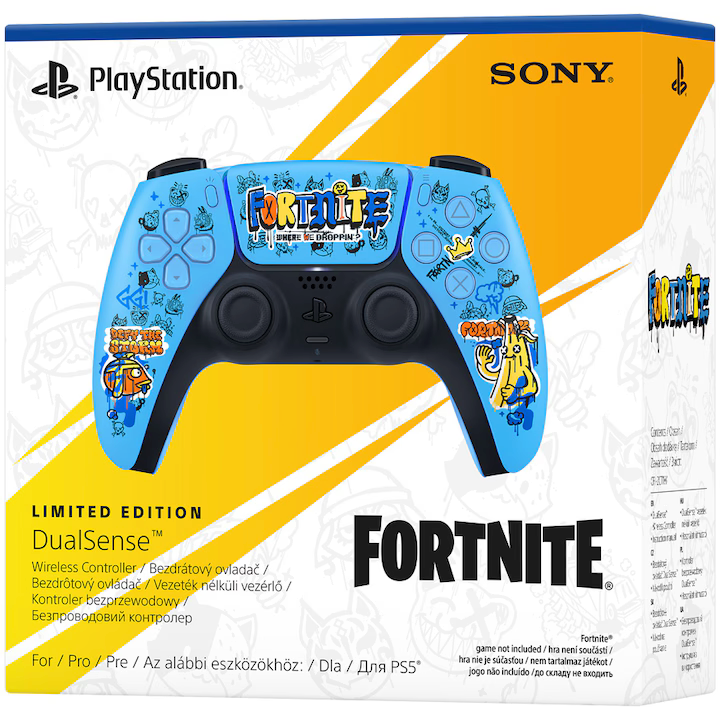 Controller Wireless PlayStation 5 (PS5) DualSense, Fortnite Limited Edition NOU