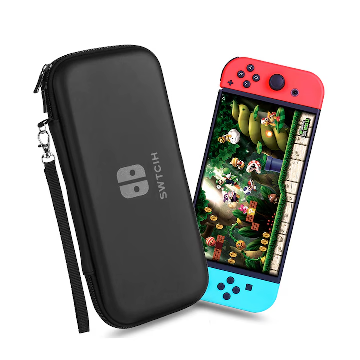 Husa Transport și protecție pentru consola Nintendo Switch și accesorii, Negru NOU