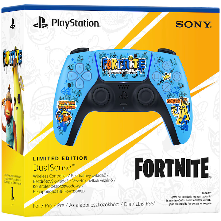 Controller Wireless PlayStation 5 (PS5) DualSense, Fortnite Limited Edition NOU