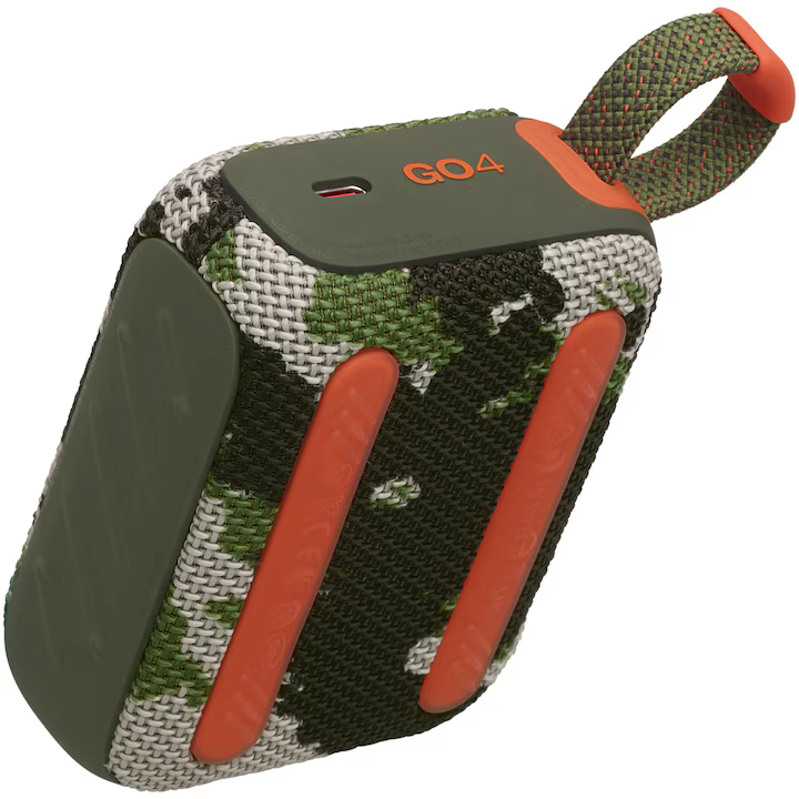 Boxa portabila JBL Go 4, IP67, Bluetooth, Auracast, Camuflaj NOU
