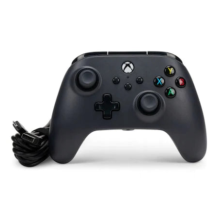 Controller PowerA Wired Cu fir pentru Xbox Series X/S, Xbox One, PC, 3,5 mm Negru Second-Hand SH