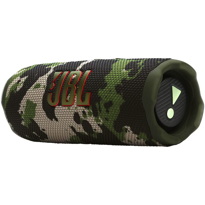 Boxa portabila JBL Flip 7, Bluetooth, IP68, Camuflaj NOU