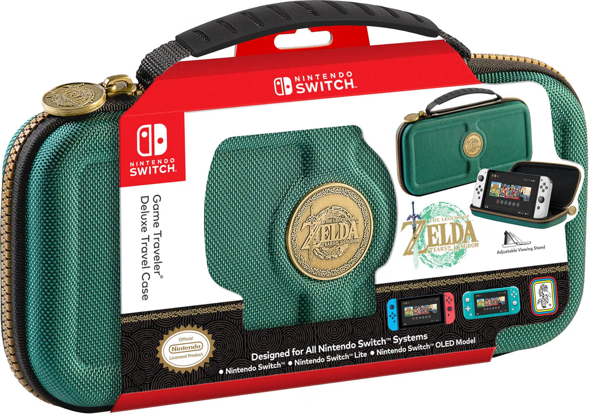 Husă The Legend of Zelda: Tears of the Kingdom Deluxe pentru Nintendo Switch OLED/Lite, Verde Second-Hand SH