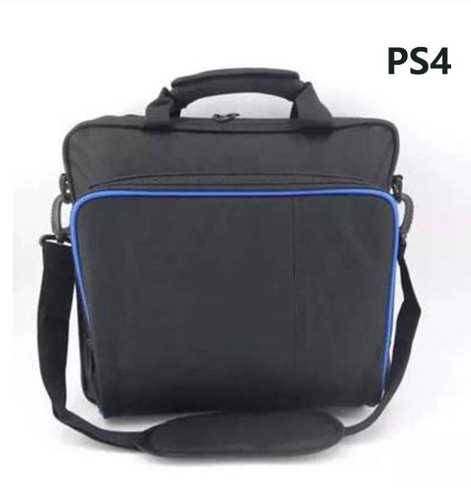 Geantă de transport pentru consolă gaming, Negru/Albastru, 28 × 55 cm Second-Hand SH