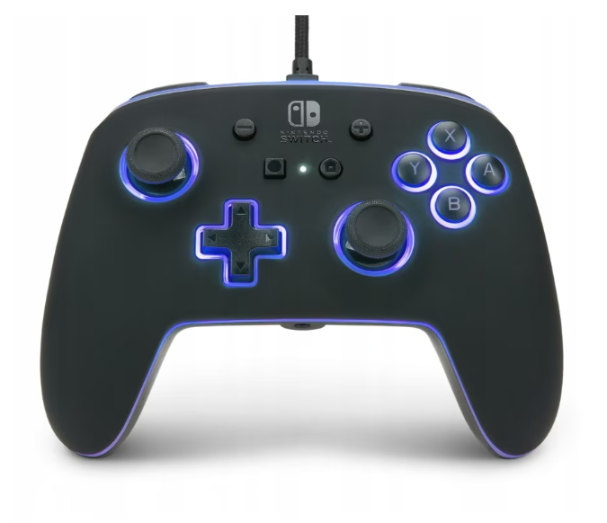 Controller PowerA Enhanced Wired pentru Nintendo Switch / Lite / OLED, Spectra LED, jack 3.5 mm Second-Hand SH