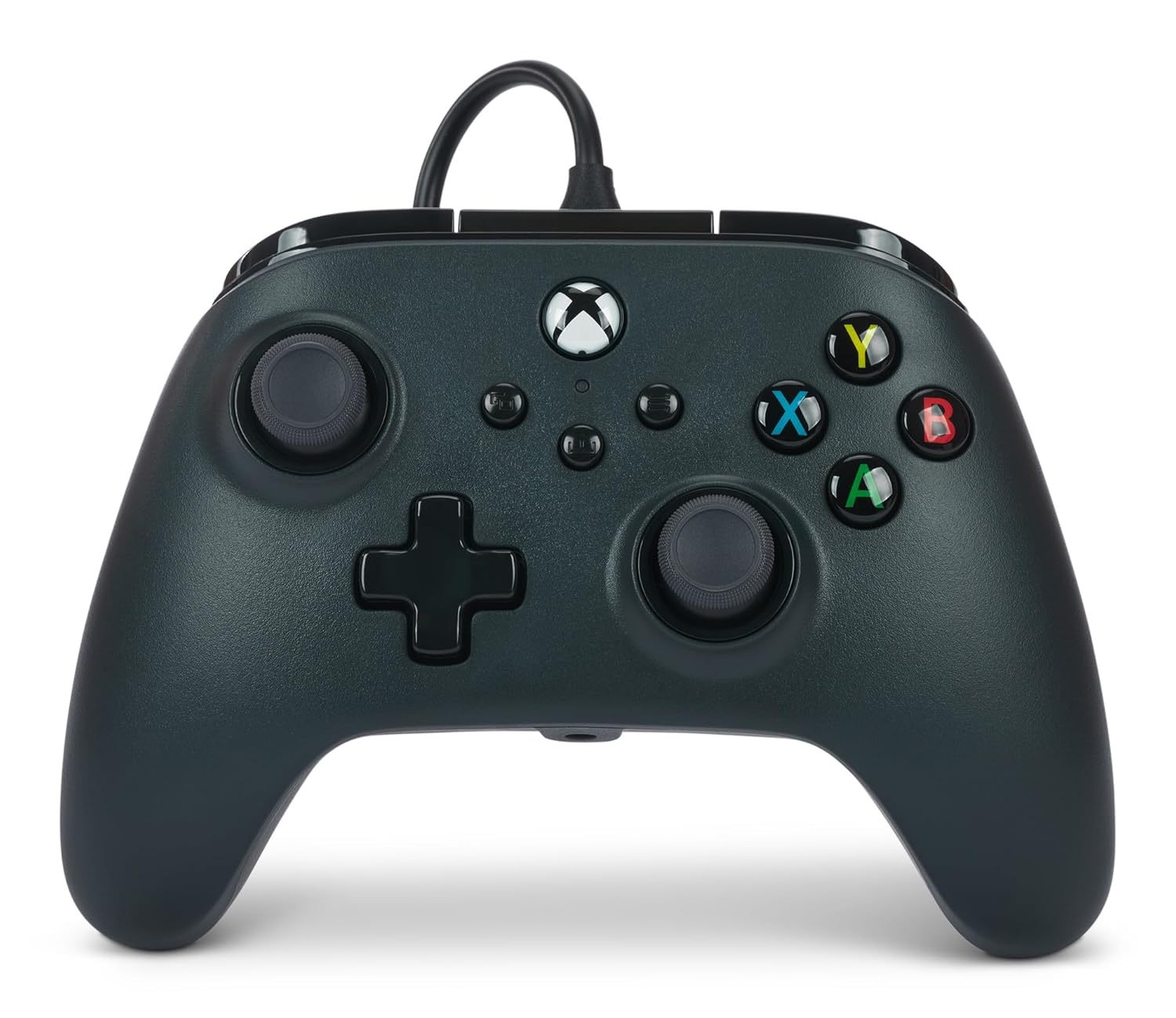 Controller cu fir PowerA pentru Xbox Series X|S / Xbox One / PC, Vibrații Duale, Jack Audio 3.5 mm – Negru
