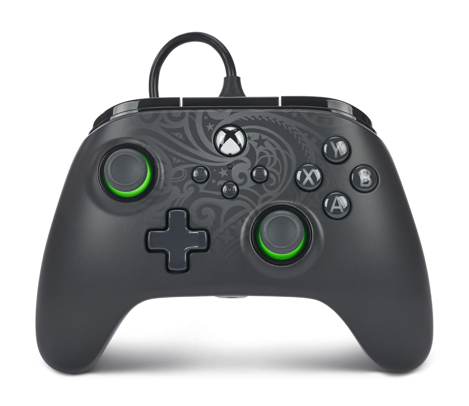 Controller cu fir PowerA Advantage Wired pentru Xbox Series X|S / Xbox One / PC, Trigger Locks, Butoane Programabile – Celestial Green Second-Hand SH
