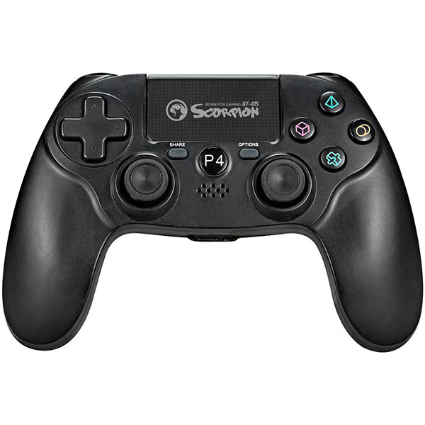 Gamepad MARVO GT-015 pentru PS4 și PC, Vibrații, Touchpad, Senzori Mișcare – Negru Second-Hand SH