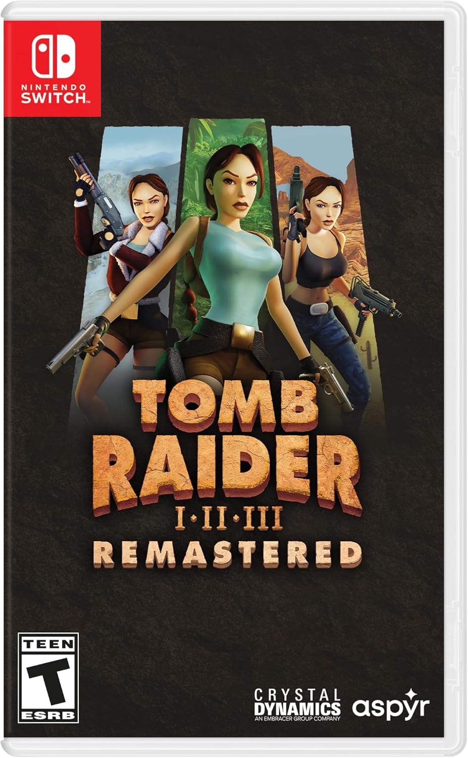 Joc Tomb Raider I–III Remastered pentru Nintendo Switch Second-Hand SH