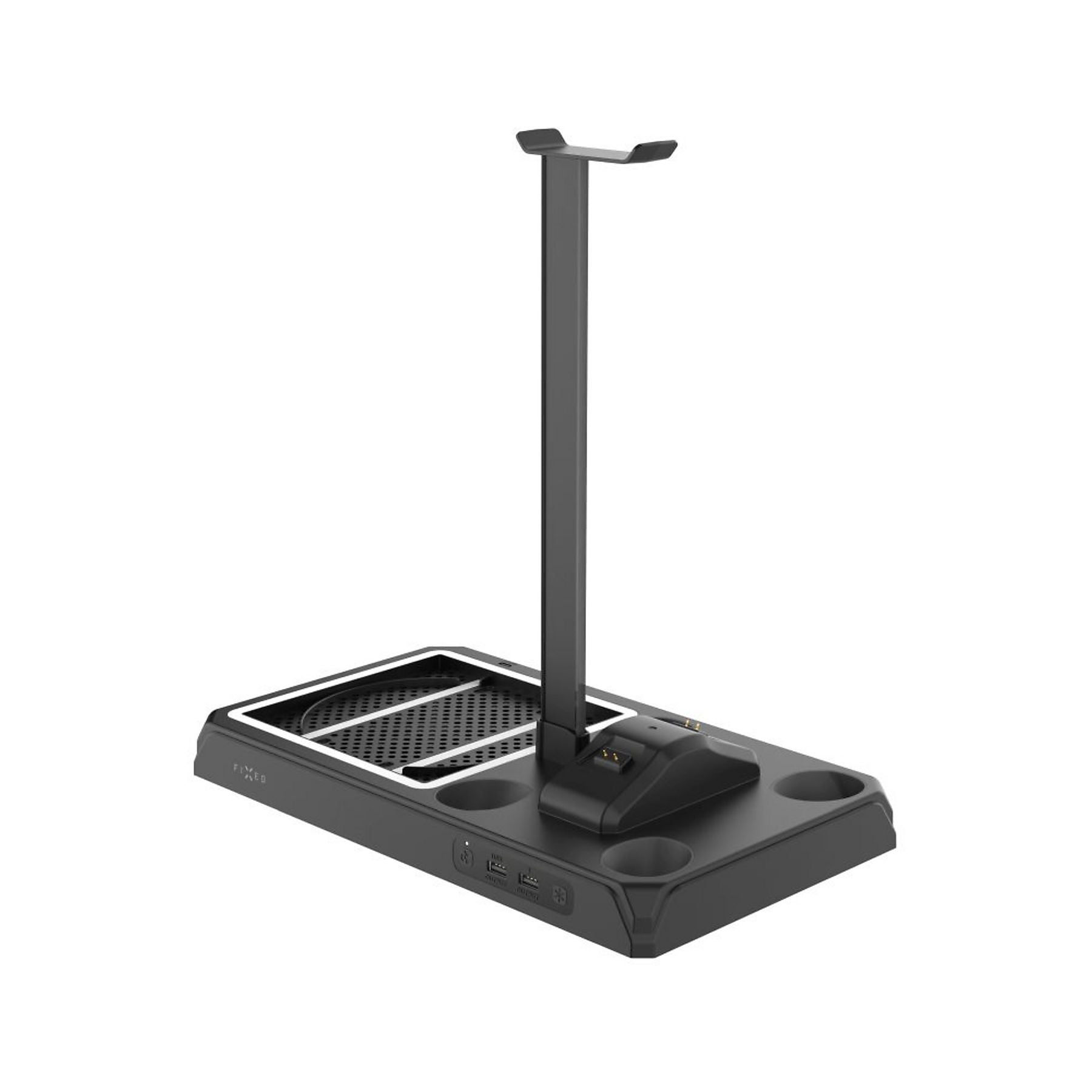 Stație multifuncțională FIX FIXXB-MCS-BK pentru Xbox Series X/S, încărcare + LED RGB, 2x USB – Negru Second-Hand SH