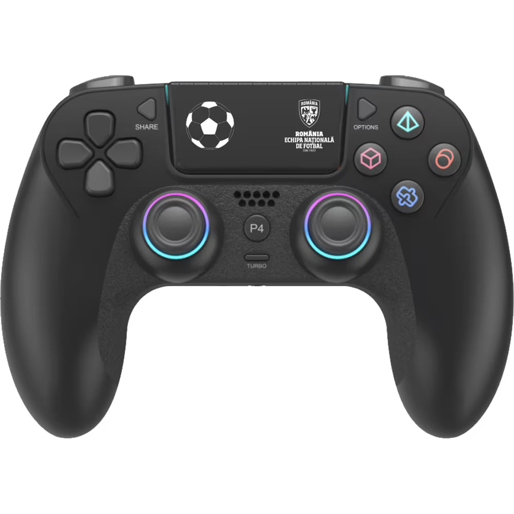 Gamepad Wireless MYRIA Echipa Națională de Fotbal MG7433FRF pentru PlayStation 4 PS4 și PC, Negru Second-Hand SH