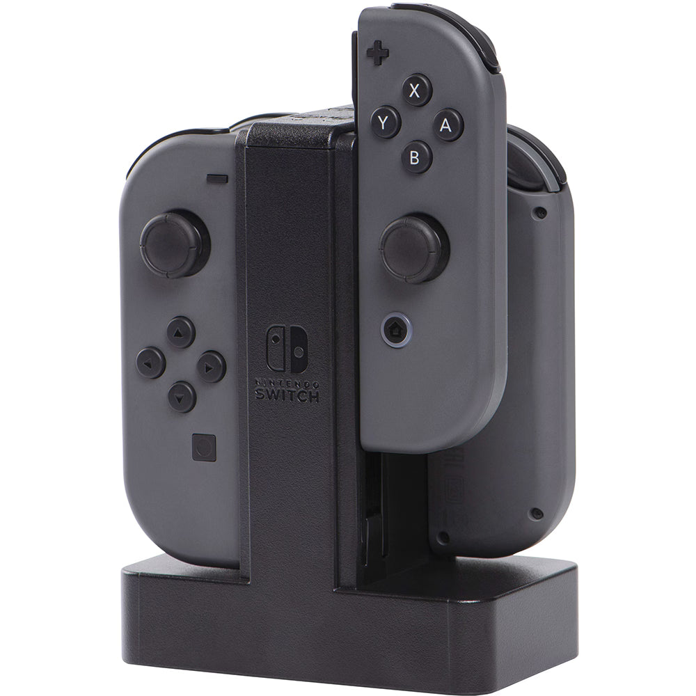 Stație de încărcare PowerA pentru Joy-Con Nintendo Switch, 4 controllere, LED – Negru Second-Hand SH