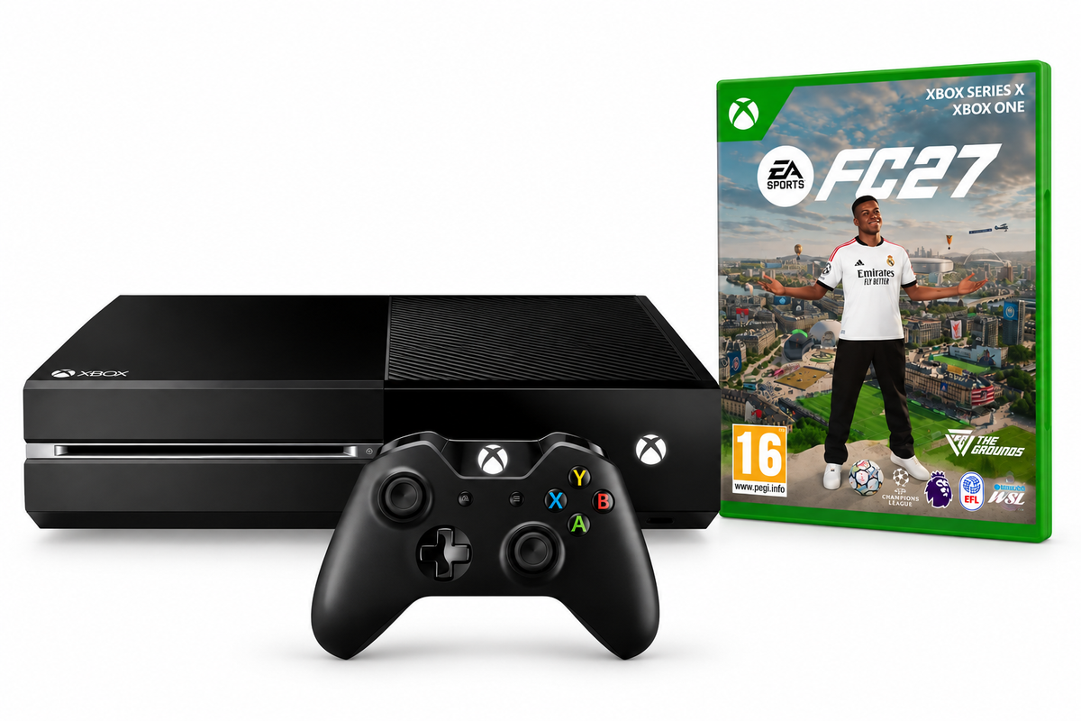 Consolă Microsoft Xbox One 500GB + Controller Second-Hand SH + Joc FIFA 27 Second-Hand SH