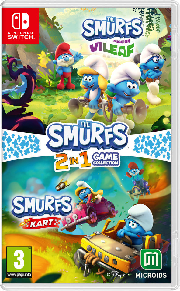Joc Smurfs 2 in 1 Game Collection pentru Nintendo Switch NOU