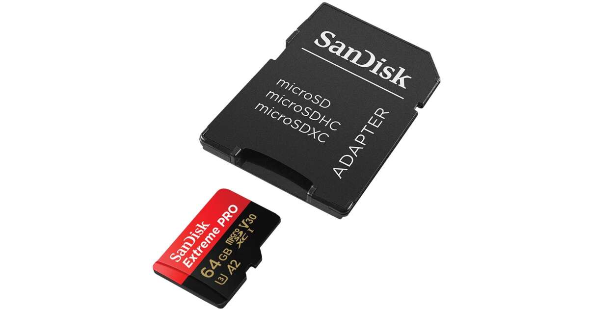 Card de Memorie SanDisk Extreme PRO Micro SDXC 64GB 170/90 MB/s A2 Clasa 10 V30 UHS-I U3 Second-Hand SH