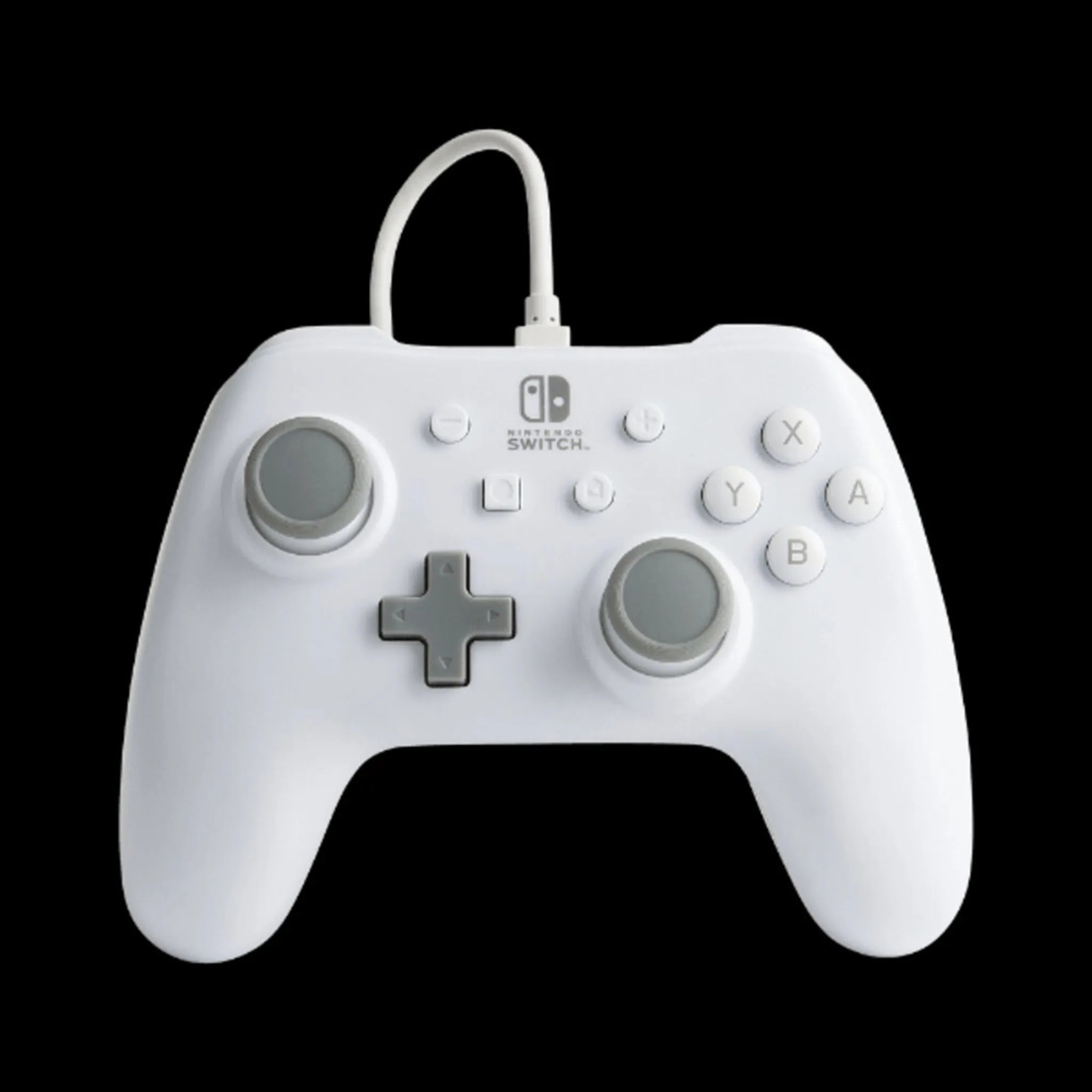 Controller cu fir PowerA pentru Nintendo Switch, USB, 3m, Ergonomic – Alb Second-Hand SH