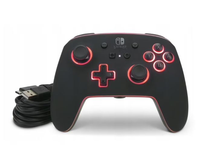 Controller PowerA Enhanced Wired pentru Nintendo Switch / Lite / OLED, Spectra LED, jack 3.5 mm Second-Hand SH