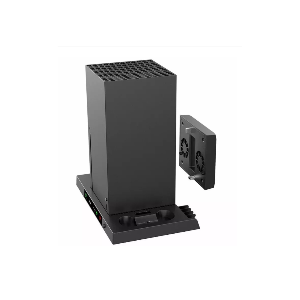 Suport multifuncțional iPega XBX023 pentru Xbox Series X, cu ventilator și încărcare controllere – Negru Second-Hand SH