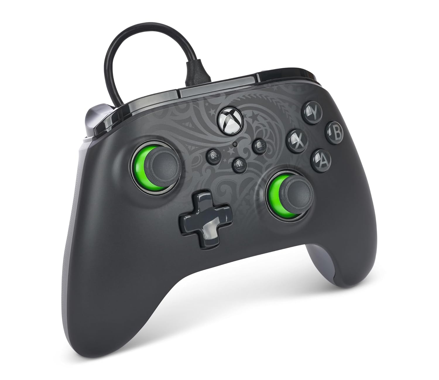 Controller cu fir PowerA Advantage Wired pentru Xbox Series X|S / Xbox One / PC, Trigger Locks, Butoane Programabile – Celestial Green Second-Hand SH