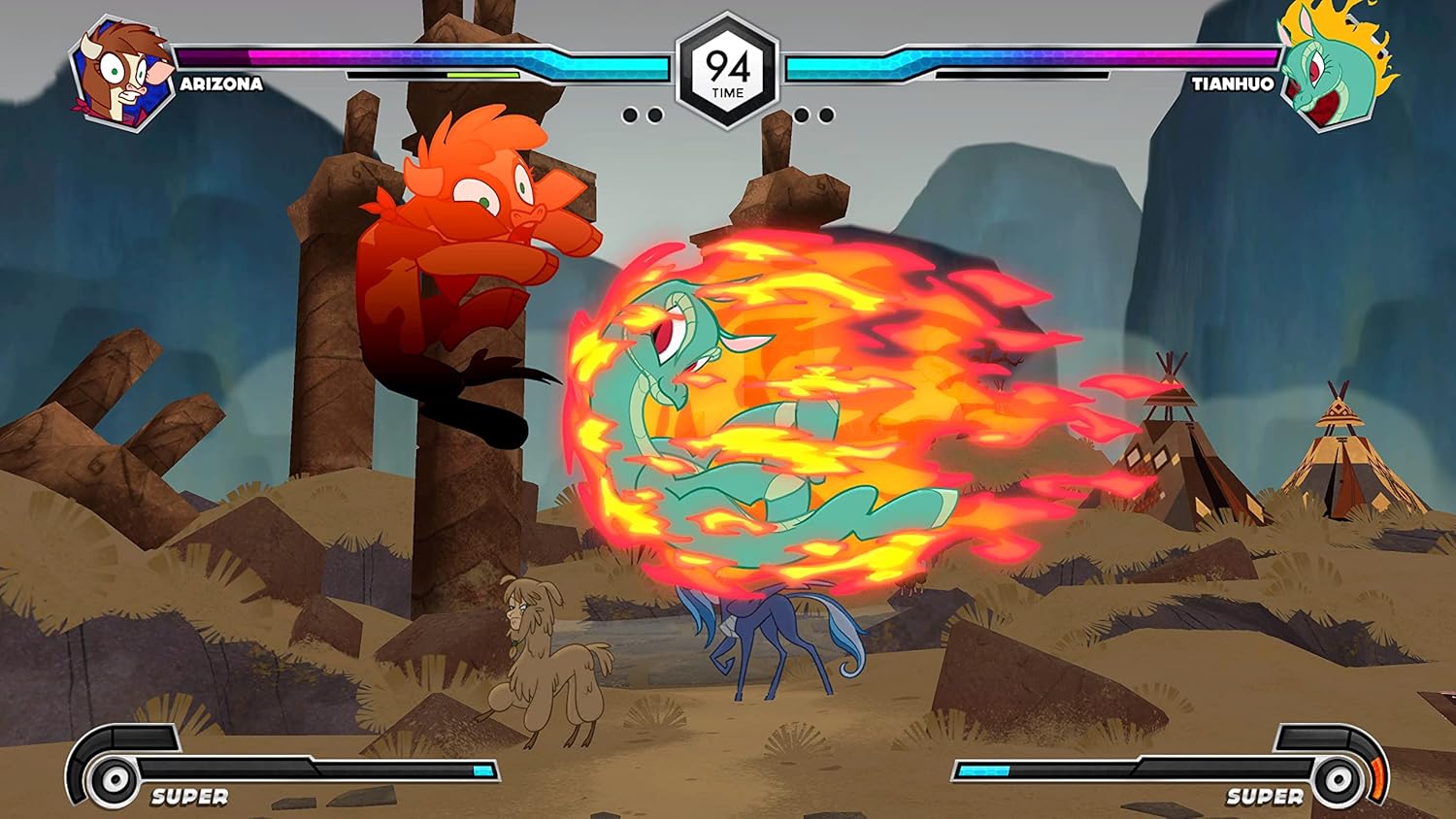 Joc Them's Fightin' Herds Deluxe Edition pentru PlayStation 4 PS4 Second-Hand SH