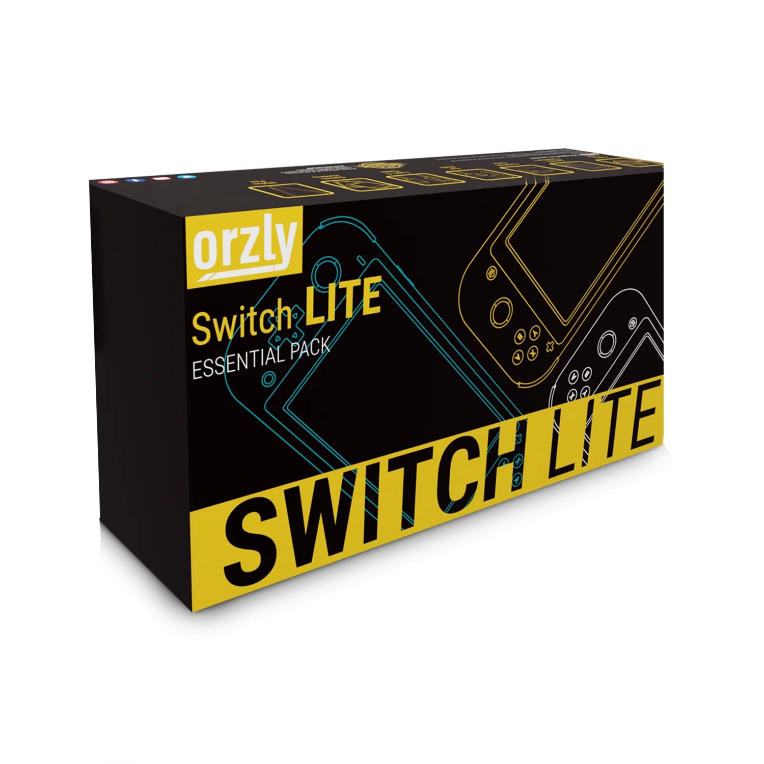 Essential Pack pentru Nintendo Switch Lite, set accesorii esențiale pentru protecție și utilizare zilnică Second-Hand SH