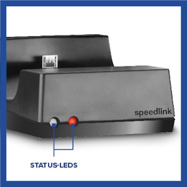 Încărcător Speedlink JAZZ USB pentru controllere PlayStation 4 PS4, Negru Second-Hand SH