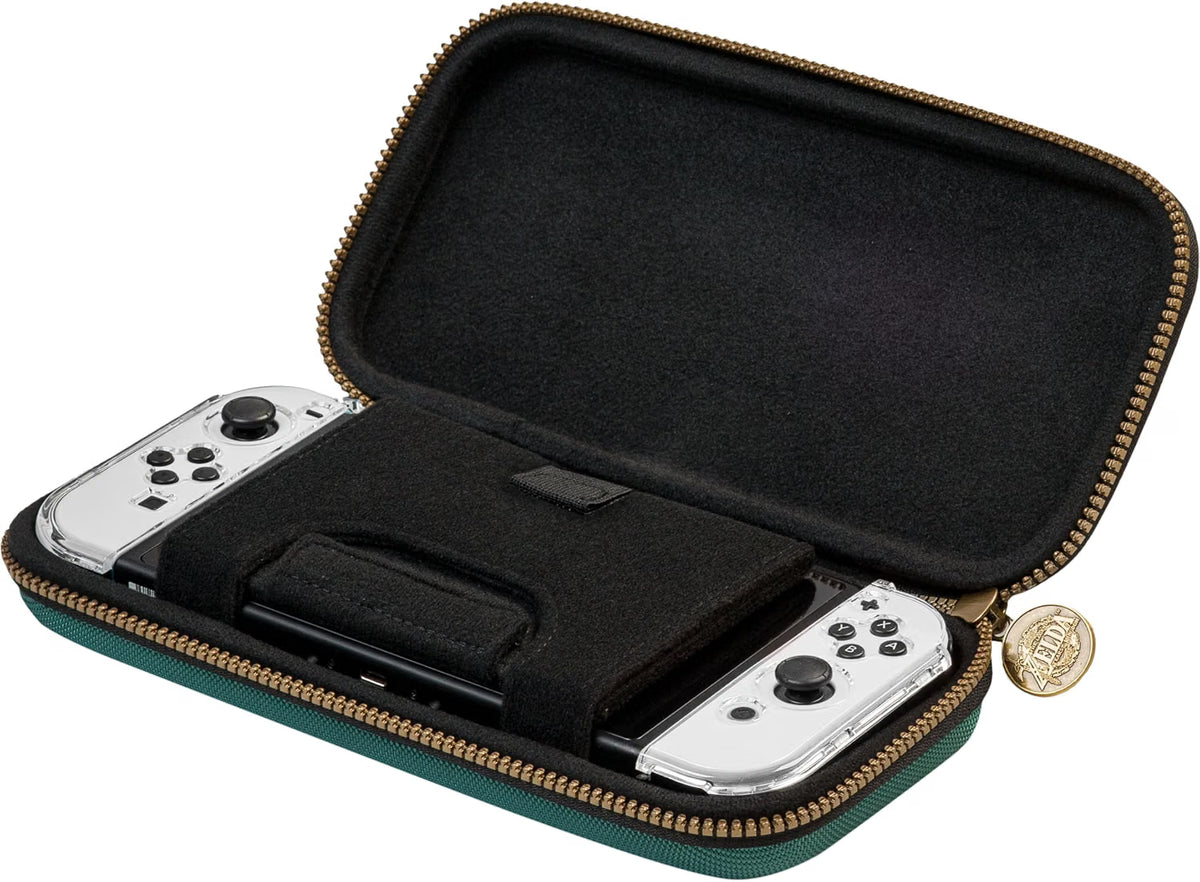 Husă The Legend of Zelda: Tears of the Kingdom Deluxe pentru Nintendo Switch OLED/Lite, Verde Second-Hand SH