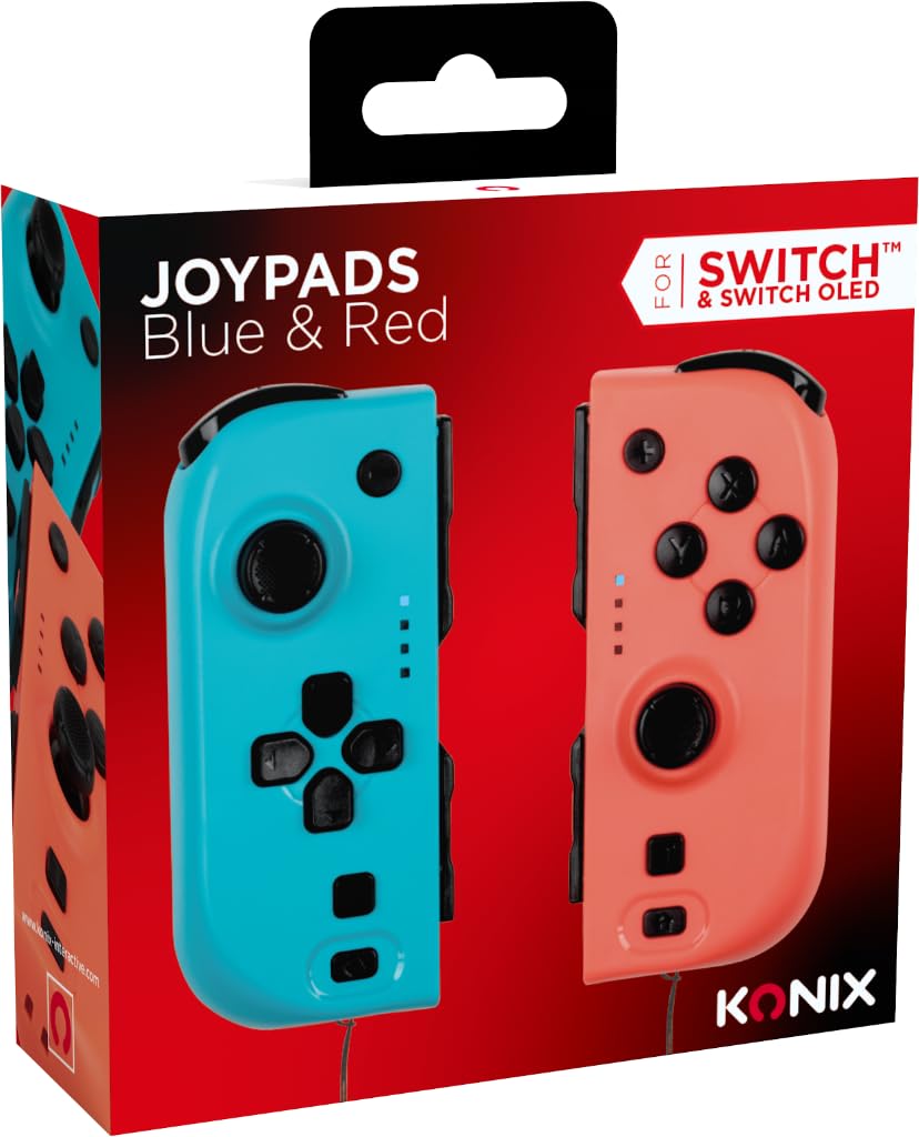 Controller KONIX KX-SW-JOYS-BL-RD NINTENDO Switch Albastru/Roșu