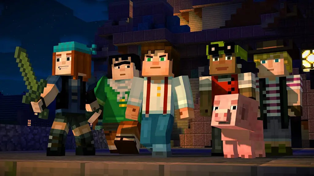 Joc Minecraft Story Mode A Telltale Games Series Season Pass Disc pentru Xbox One Second-Hand SH
