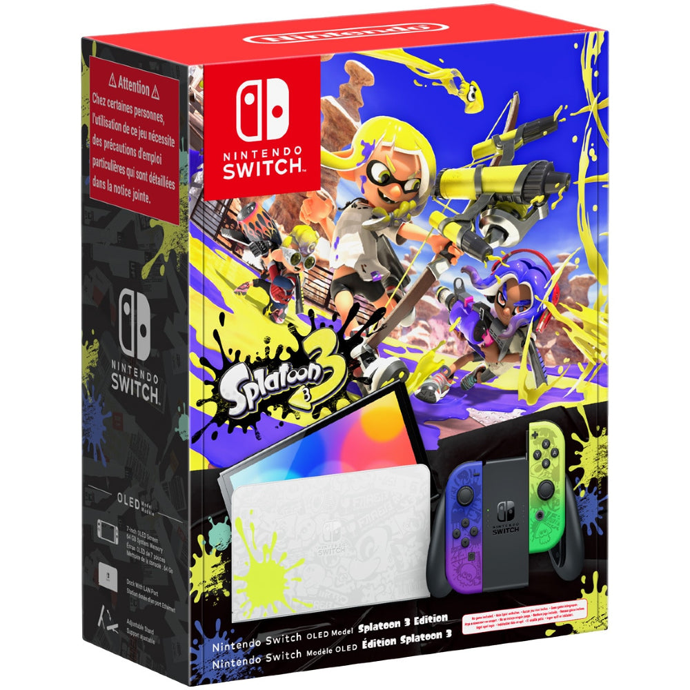 Consola Nintendo Switch OLED - Splatoon 3 Edition NOU