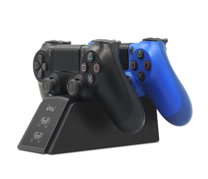 Încărcător pentru controller Iplay, LED, compatibil cu PlayStation 4 PS4, Negru Second-Hand SH
