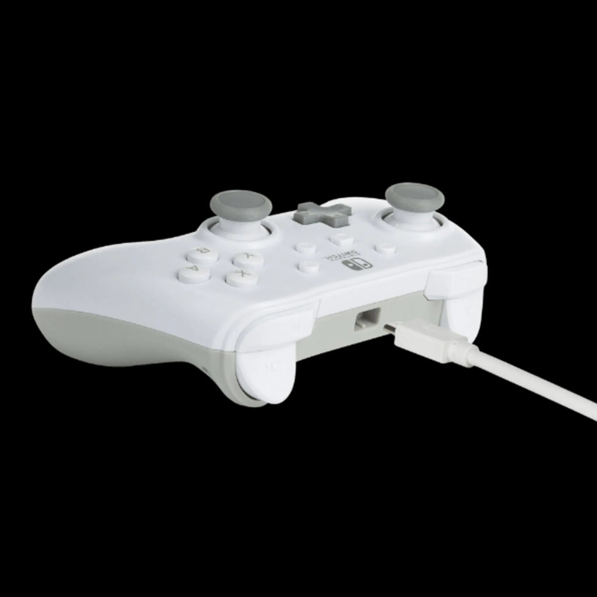 Controller cu fir PowerA pentru Nintendo Switch, USB, 3m, Ergonomic – Alb Second-Hand SH