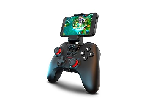 Controller Wireless KROM KENZO PC ,Nintendo ,PS3 ,PS4 ,Android ,iOS cu suport de telefon