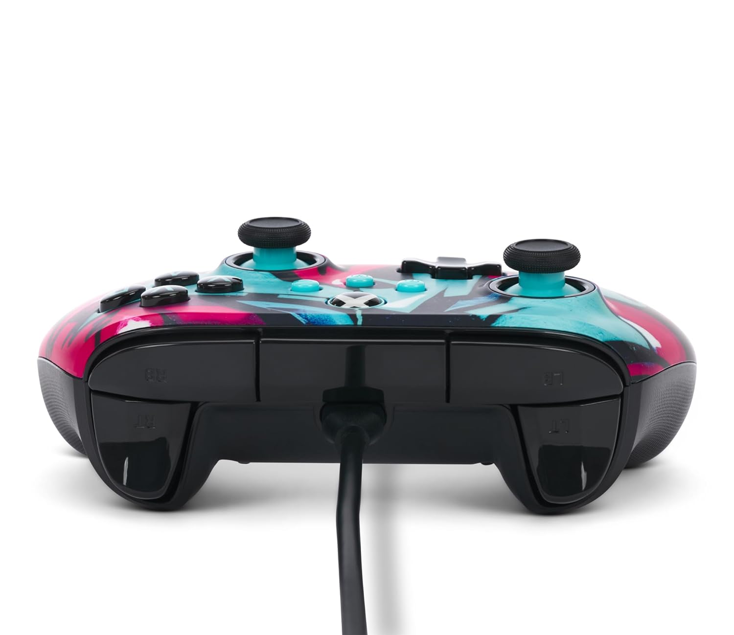 Controller cu fir PowerA Advantage Wired pentru Xbox Series X|S / Xbox One / PC, Trigger Locks, Butoane Programabile – Wildstyle Second-Hand SH