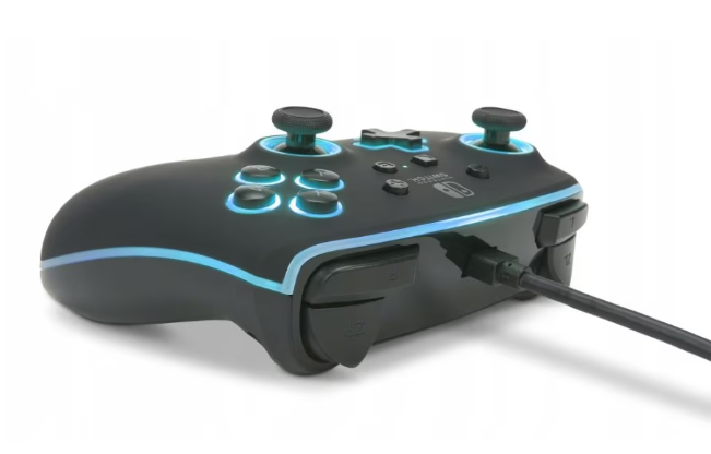 Controller PowerA Enhanced Wired pentru Nintendo Switch / Lite / OLED, Spectra LED, jack 3.5 mm Second-Hand SH