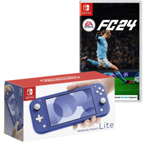Consola Nintendo Switch Lite Blue NOU + Joc FC 24
