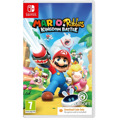 Consola Nintendo Switch cu JOY-CONS Red/Blue + Joc Mario + Rabbids Kingdom Battle Nintendo Switch NOU