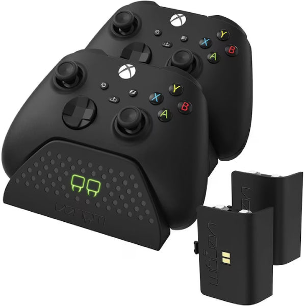 Statie dubla de incarcare, Venom, Negru, Pentru Xbox Series X & S and Xbox One