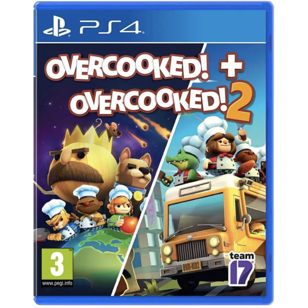 Joc Overcooked Overcooked 2 Double Pack pentru PlayStation 4 PS4 Second-Hand SH