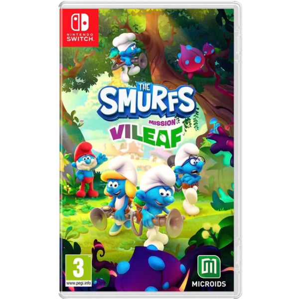 Joc The Smurfs Mission Vileaf pentru Nintendo Switch NOU