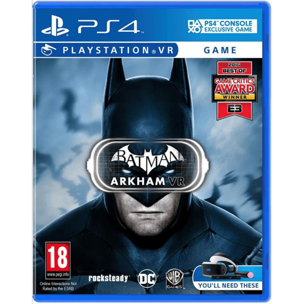 Joc Batman Arkham Vr pentru PS4 / PS VR PlayStation 4 Second-Hand SH