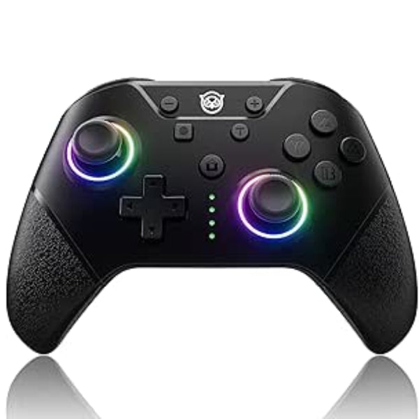 Controller Wireless pentru Nintendo Switch, RBG, Negru NOU