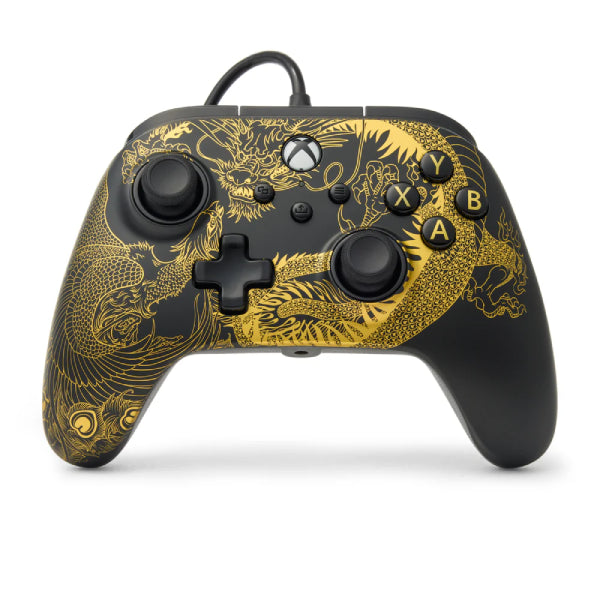 Controller PowerA Wired Cu fir pentru Xbox Series X/S, Xbox One, PC, 3,5 mm Dragon & Phoenix Second-Hand SH
