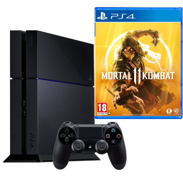 Consola Sony PlayStation 4 PS4 500GB + Controller + Mortal Kombat 11 Second-Hand SH