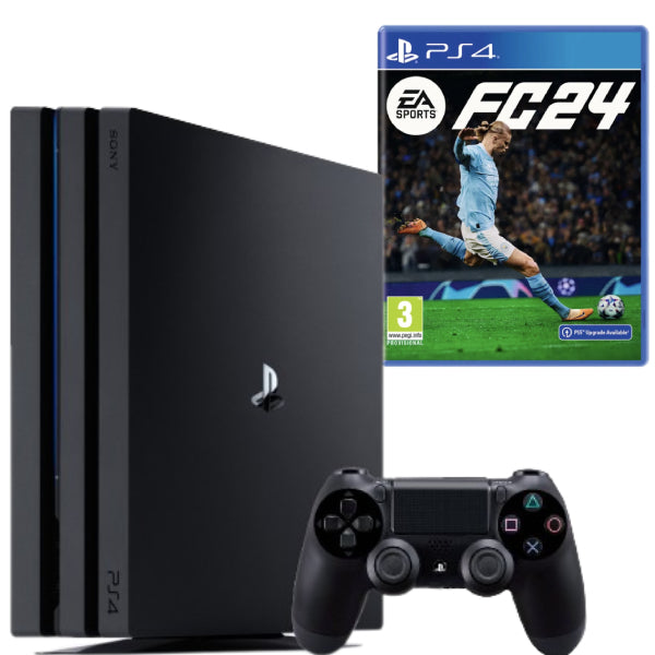 Consola Sony PlayStation 4 PRO PS4 1TB + Controller Second-Hand SH + Joc Ea Sports Fc 24
