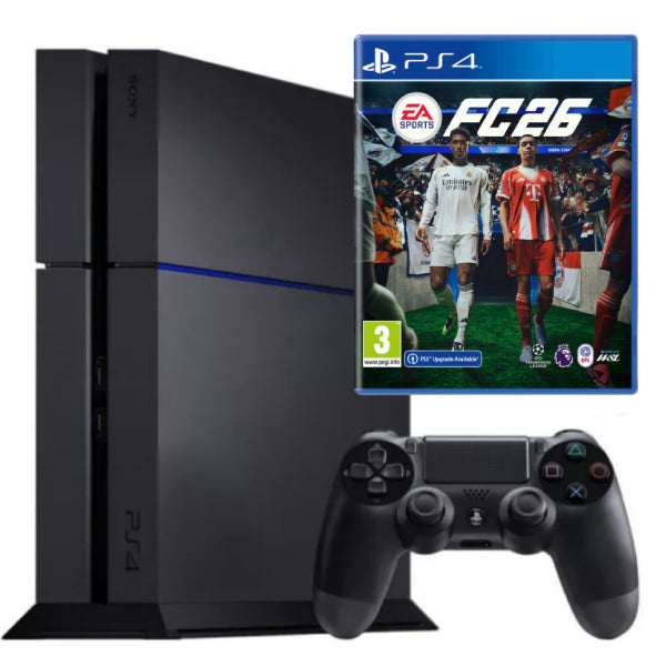 Consola Sony PlayStation 4 PS4 500GB + Controller + Joc FC 26 Second-Hand SH