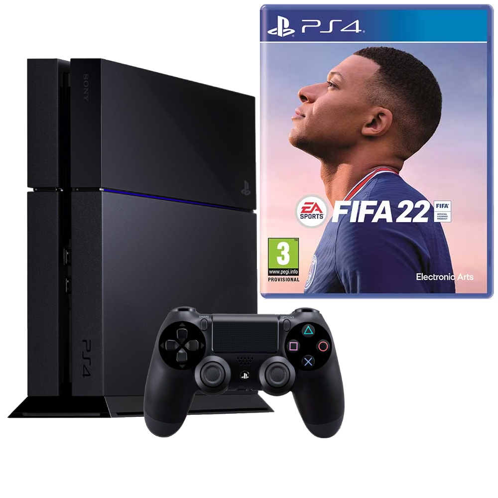 Consola Sony PlayStation 4 PS4 500GB + Controller + FIFA 22 Second-Hand SH