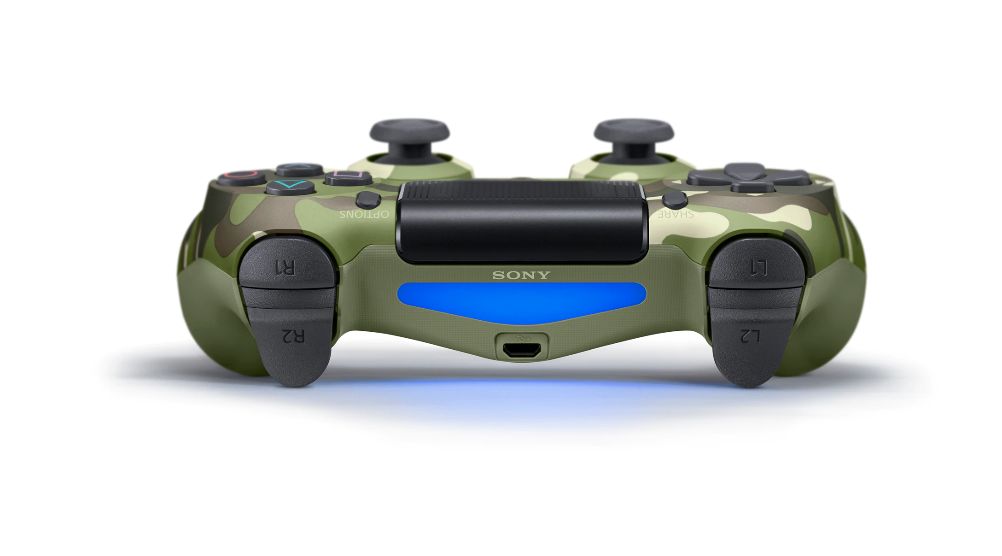 Controller Wireless SONY PlayStation DualShock 4 V2, Verde Camuflaj Second-Hand SH