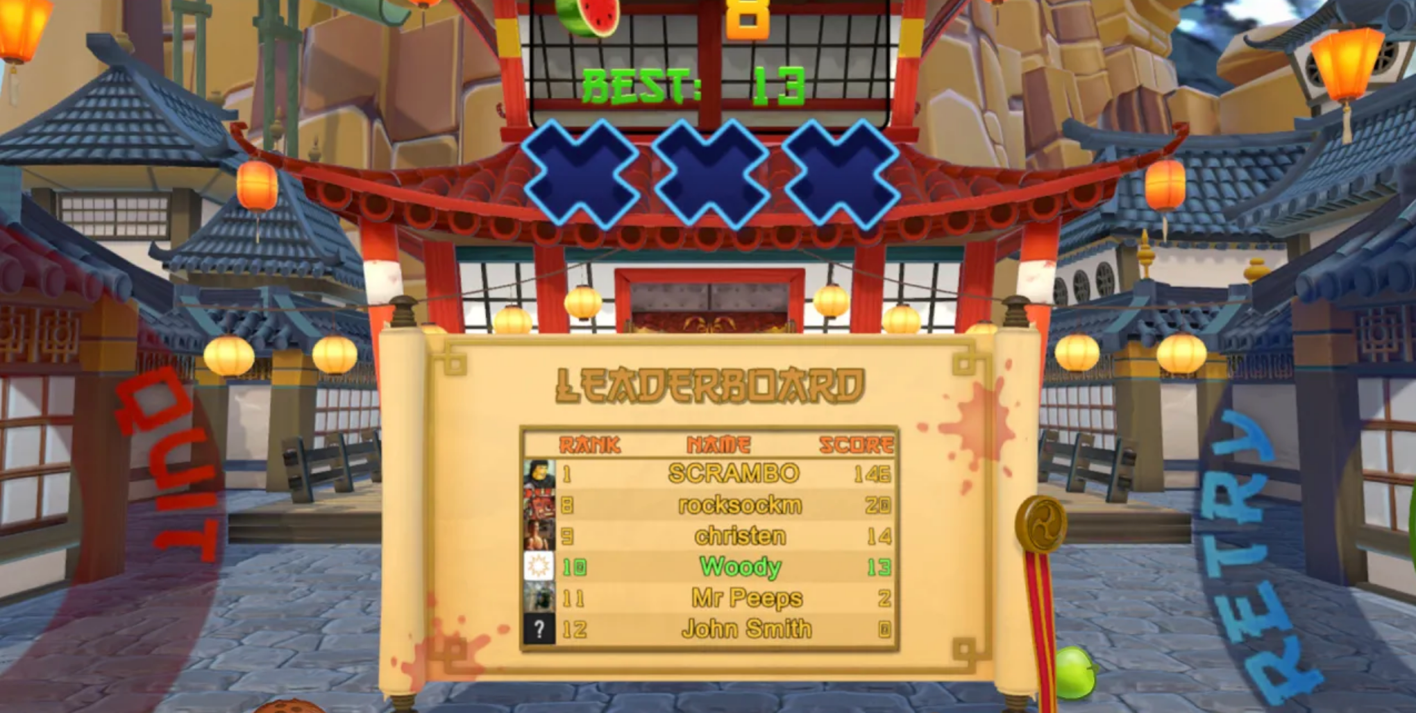 Joc FRUIT NINJA VR pentru PlayStation 4  PS4 Second-Hand SH